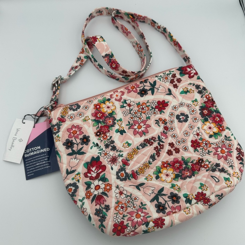 Vera Bradley Floral Bucket Crossbody